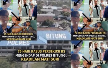 75 Hari Kasus Persekusi RS Mengendap di Polres Bitung, Keadilan Dinilai Mati Suri