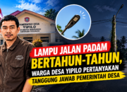 LAMPU JALAN PADAM BERTAHUN-TAHUN, WARGA DESA YIPILO PERTANYAKAN TANGGUNG JAWAB PEMERINTAH DESA